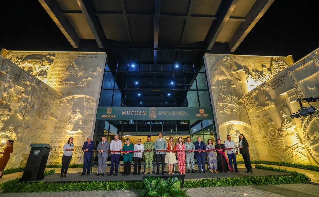 Inauguración del Museo del Ferrocarril en Reynosa Foto: Especial