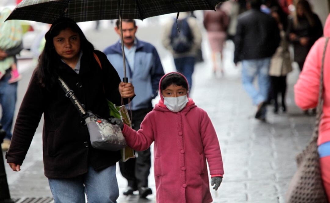 Frente frío mantendrá lluvias y clima frío en el país