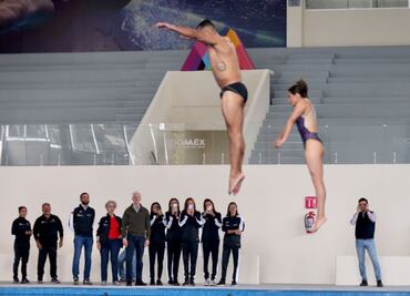Alfredo Del Mazo inaugura Centro Acuático de la Ciudad Deportiva Edomex