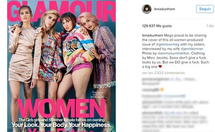 Lena Dunham muestra celulitis en revista