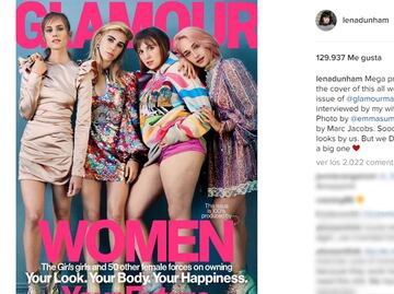 Lena Dunham muestra celulitis en revista