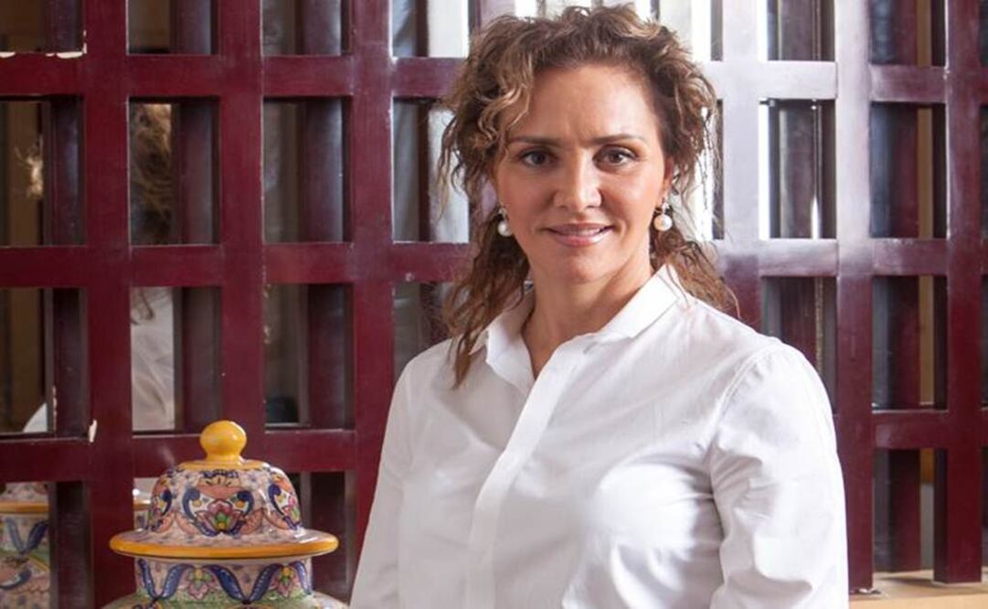 Angélica Fuentes posa para una entrevista. Archivo