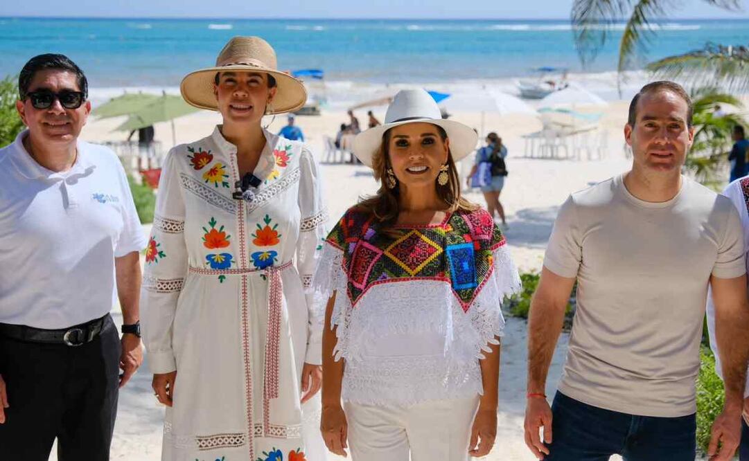 La gobernadora de Quintana Roo, Mara Lezama Espinosa y la secretaria federal de Turismo, Josefina Rodríguez Zamora / Foto: Especial