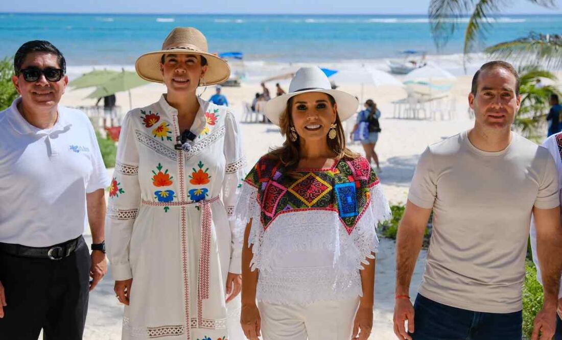 La gobernadora de Quintana Roo, Mara Lezama Espinosa y la secretaria federal de Turismo, Josefina Rodríguez Zamora / Foto: Especial