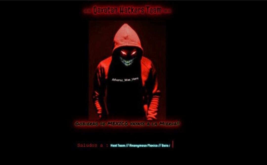 FOTO: tomada del sitio web afectado