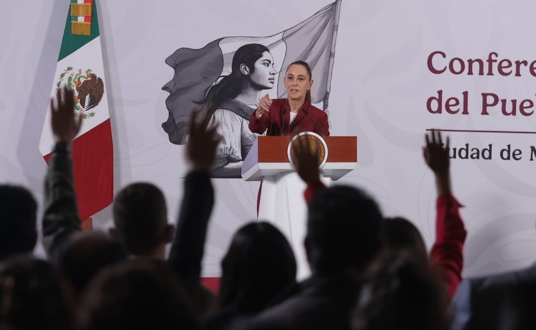 Conferencia mañanera de la presidenta Claudia Sheinbaum en el Palacio Nacional. Ciudad de México, 17 de marzo de 2026. Foto: Gabriel Pano | El Universal