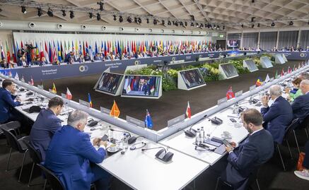 Concluye cumbre de la paz por Ucrania con comunicado que llama al diálogo; México se abstiene de firmar