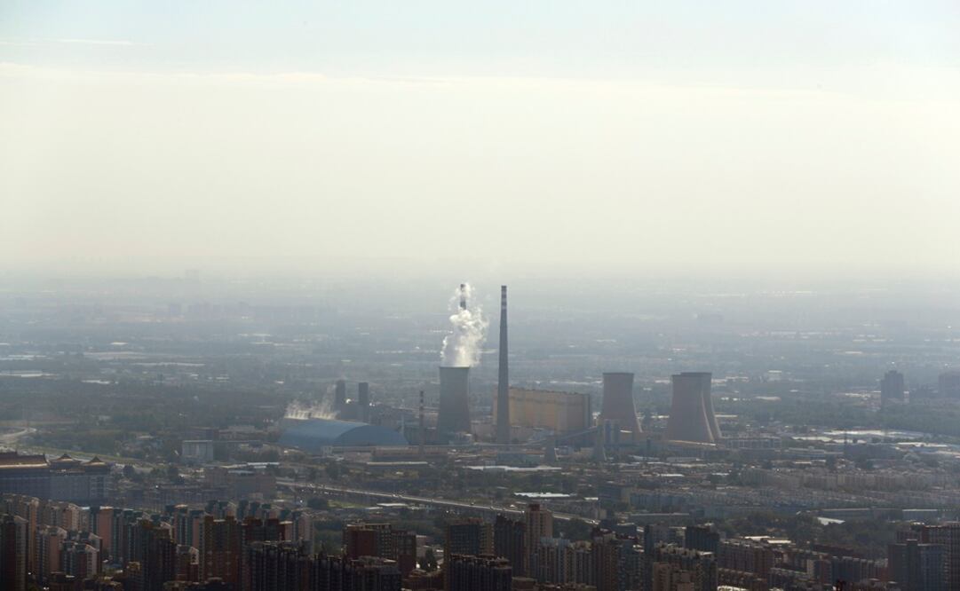 La contaminación en la ciudad de Beijing, China. (AP)