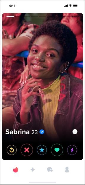 Tinder. Fuente: Instagram @tinder.com