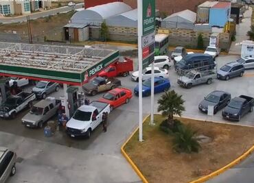 Continúa desabasto de combustible en Hidalgo