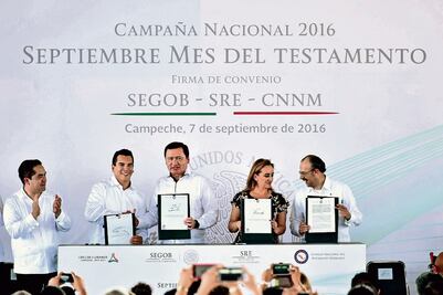 Segob anuncia campaña para elaboración de testamentos