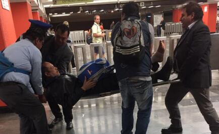 Usuario se lesiona con asiento roto del Metro