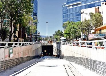 Avanza 70% desnivel de Mixcoac