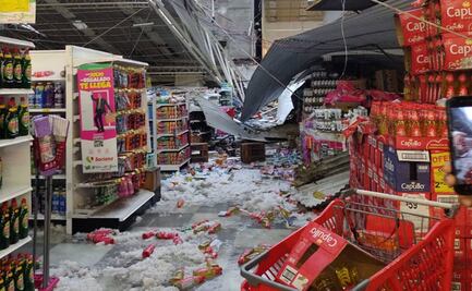 Lluvia y granizo provocan caos en 10 alcaldías