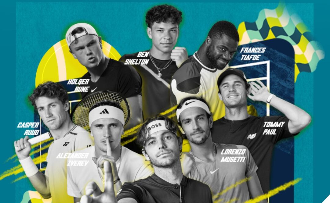 FOTO: ESPECIAL - Definido el cuadro principal del Abierto Mexicano de Tenis 2025; estos serán los partidos