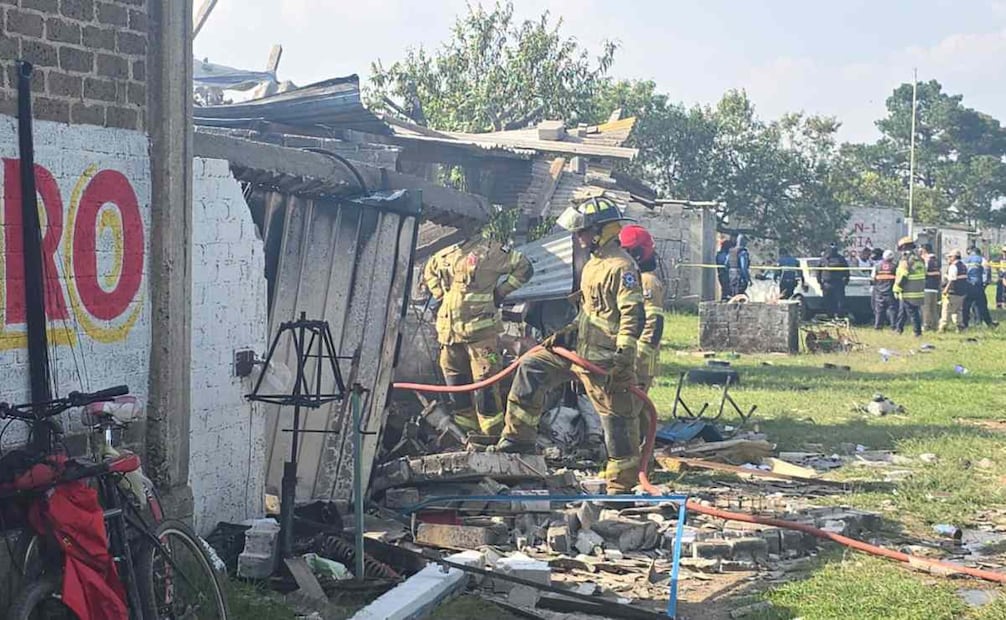 Se registró una explosión en un polvorín en el municipio de Chalco. Foto: Especial