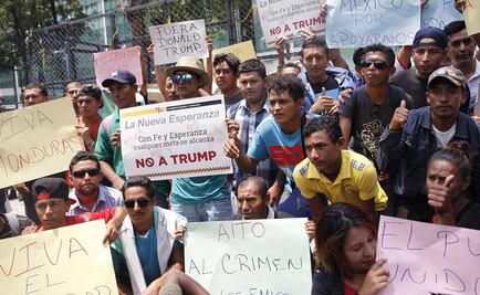 Caravana Migrante protesta contra Trump desde la CDMX