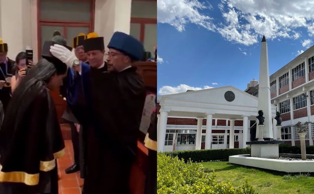 Esta es la institución que otorgó a Cuevas su Doctorado Honoris Causa. fotos: Redes Sociales