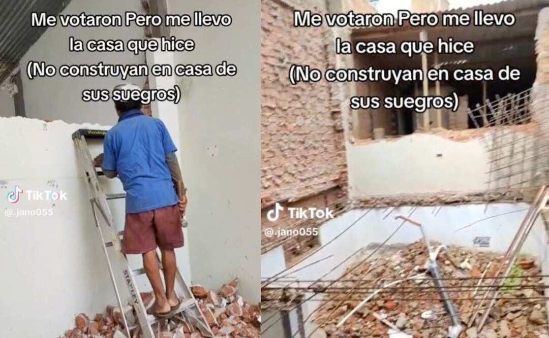 TikTok Casa demolida