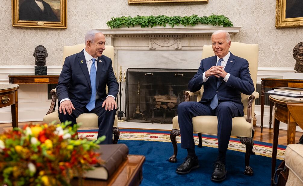 La Casa Blanca indicó que Biden y Netanyahu hablaron sobre "cómo aprovechar este momento para llevar a los rehenes de vuelta a casa y cerrar el conflicto, garantizando la seguridad de Israel y evitando que Hamás vuelva a controlar Gaza". Foto: EFE/Archivo