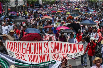 Advierte CNTE que conseguirá "con sus métodos" abrogación de reforma educativa