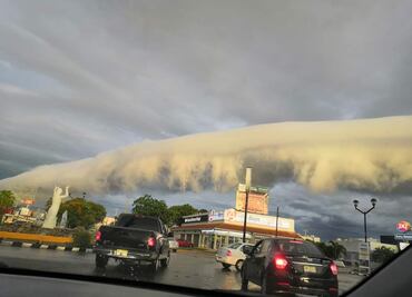 Fenómeno de Cumulonimbus Arcus sorprende en el cielo de Mérida