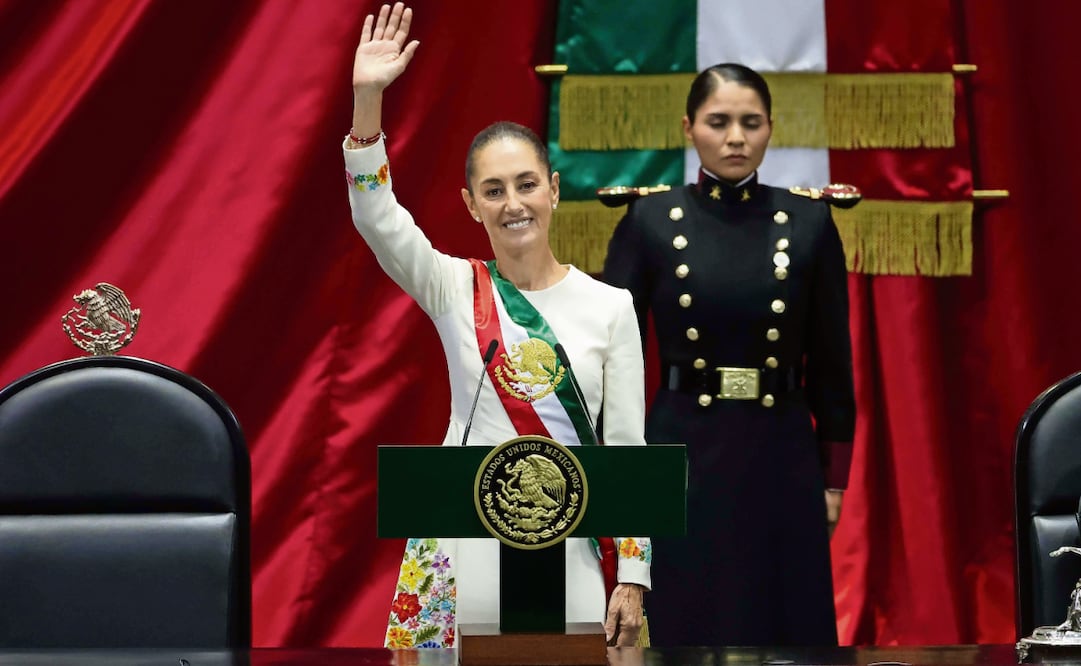 A 11 meses de llegar a la Presidencia de la República, Claudia Sheinbaum Pardo entrega su Primer Informe de Gobierno. Foto: Diego Simón / EL UNIVERSAL