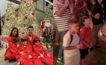 Así vivió Messi y su familia la Navidad y llegada de Santa Claus