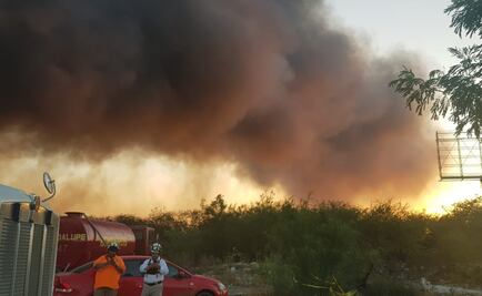 Van a albergue afectados por incendio en tejabanes en Nuevo León