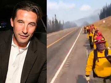 Famoso actor de Gossip Girl elogia a bomberos mexicanos; equipo combate incendio en Los Ángeles