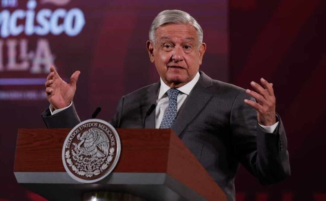 En cambio, en Palacio Nacional, López Obrador aseguró que sus adversarios del bloque conservador “ahí sí va estar de Pago Por Evento". Foto: Diego Simón Sánchez / EL UNIVERSAL 