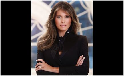Casa Blanca divulga primer retrato oficial de Melania Trump como primera dama