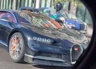 VIDEO: A martillazos intentan robar un Bugatti Chiron