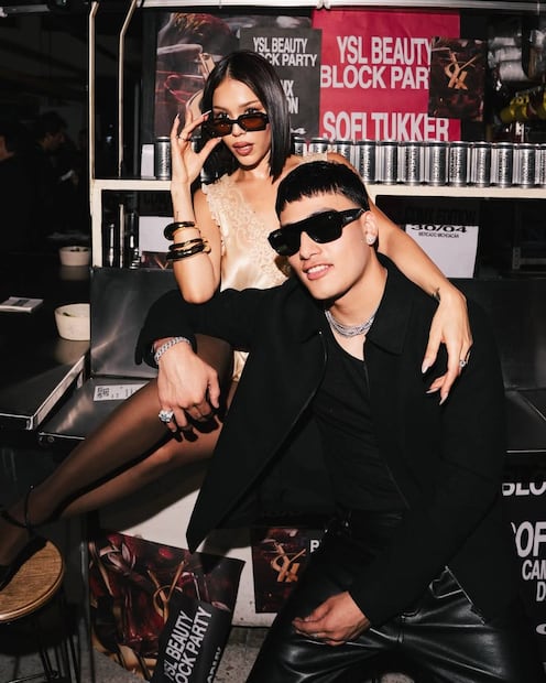Danna y El Malilla. Foto: Instagram @yslbeauty