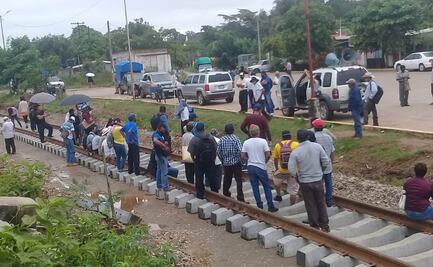 Pueblos indígenas protestan contra Tren Transístmico en Oaxaca