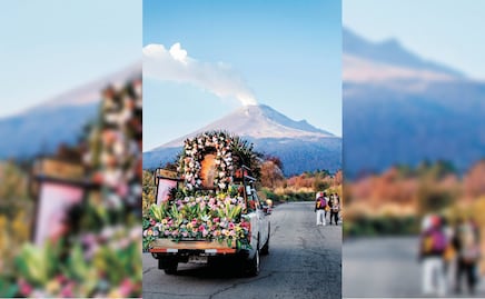 Peregrinos cruzan Paso de Cortés para ir a la Basílica