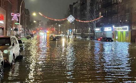 VIDEO: Inundación en el Bronx; se rompe tubería de agua principal y afecta departamentos y autos