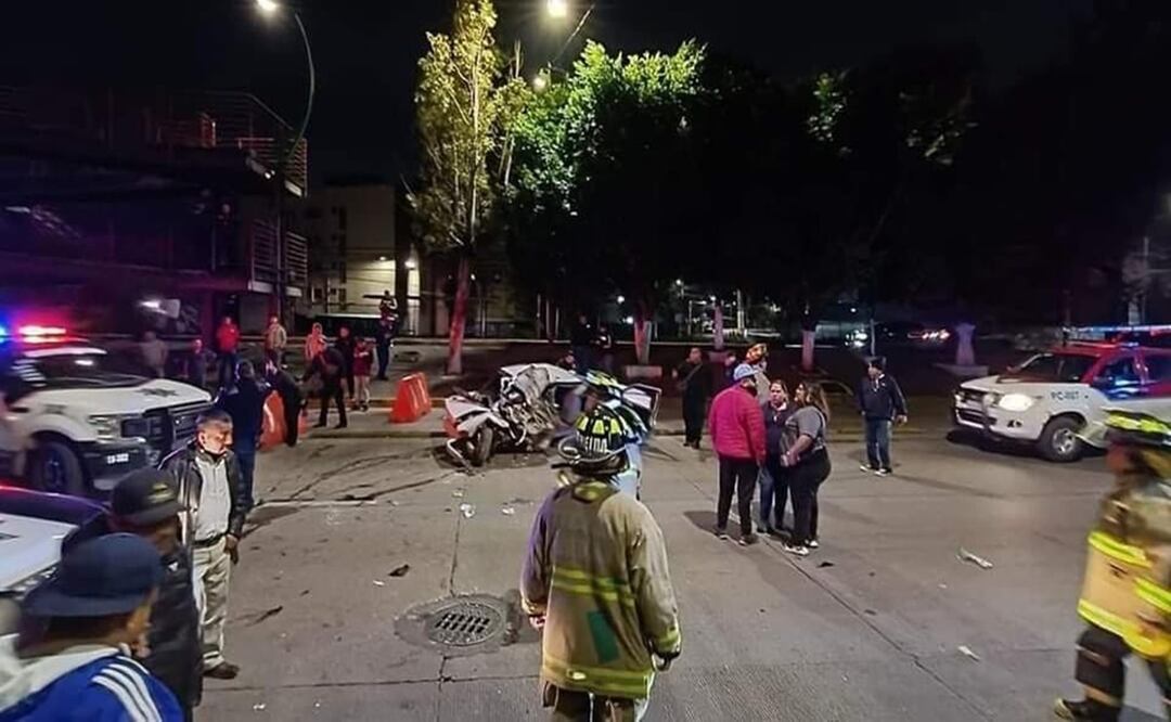 Volcadura en Real del Bosque deja un muerto y dos heridos graves. Foto: Arturo Contreras