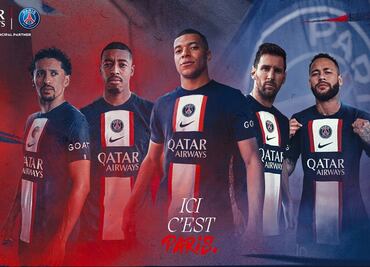 Mbappé y Messi presumen el nuevo uniforme del PSG