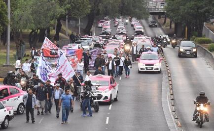 Y a todo esto, ¿por qué protestan los taxistas en la CDMX?