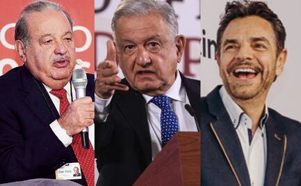 AMLO recuerda cuando le contaron que a Eugenio Derbez y Carlos Slim les ofrecieron ser candidatos  