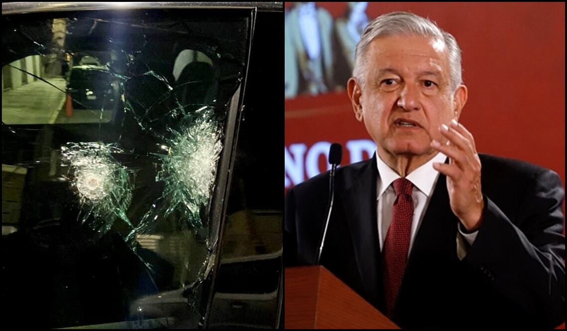 El presidente Andrés Manuel López Obrador reveló que ya se tiene identificada una moto y un vehículo que participó en este ataque. Foto: @CiroGomezL