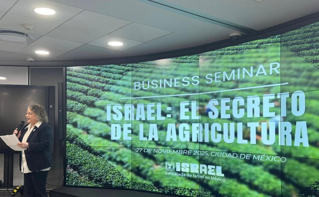 Israel presenta soluciones hídricas para campesinos ante la aprobación de la Ley de Aguas en México (04/12/2025). Foto: Especial