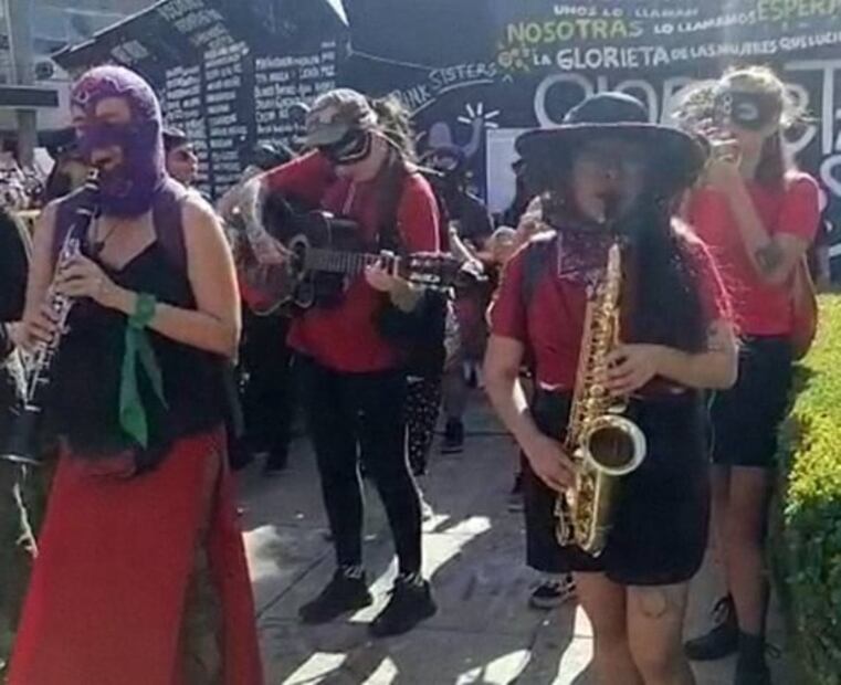 Arte y música, otra forma de manifestarse este 8M por las que ya no están