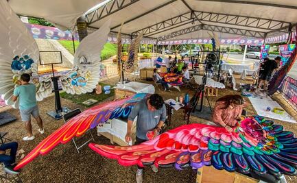 Pintan alas por niños con cáncer en Tabasco; se busca agradecer a las personas que los han apoyado