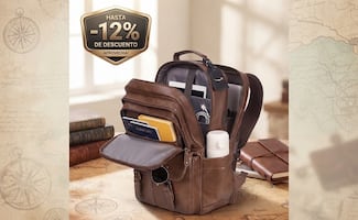 Mochila para viaje con hasta 12% de descuento en Amazon México; lleva tu laptop de forma segura