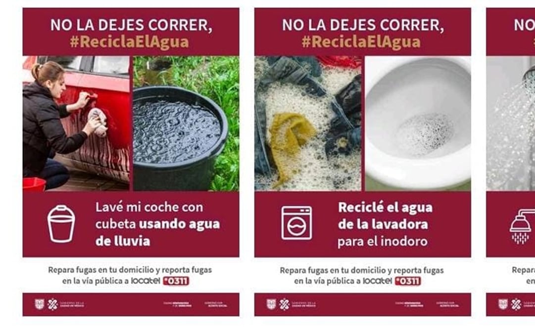 El Gobierno capitalino anunció una campaña para fomentar el ahorro del agua y “cambiar el patrón de consumo” entre los habitantes de la capital del país. Foto: Especial.