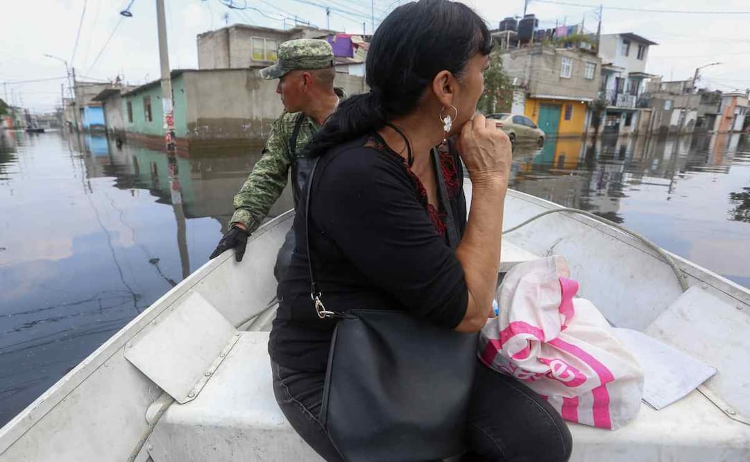 Aspectos de calles afectadas por las inundaciones en Chalco, luego de más de 20 días con problemas derivados a las inundaciones por lluvias. Foto: Luis Camacho/EL UNIVERSAL