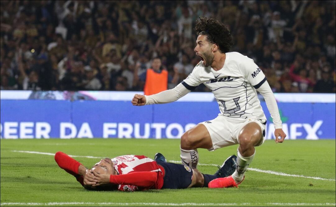 Pumas eliminó a Chivas con gran actuación de César Huerta / Foto: CARLOS MEJÍA - EL UNIVERSAL