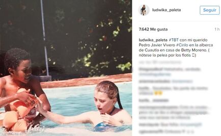 Ludwika Paleta comparte foto de María Joaquina y Cirilo